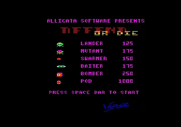 Defend (UK) (1984) [Sixty Programs For The Amstrad CPC 464] screen shot title